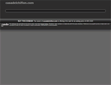 Tablet Screenshot of casadelchiflon.com